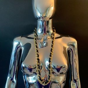 HOST PICK Amrita Singh Gold Tone Ribbon Necklace